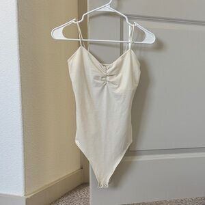 American Eagle Cream tank top bodysuit